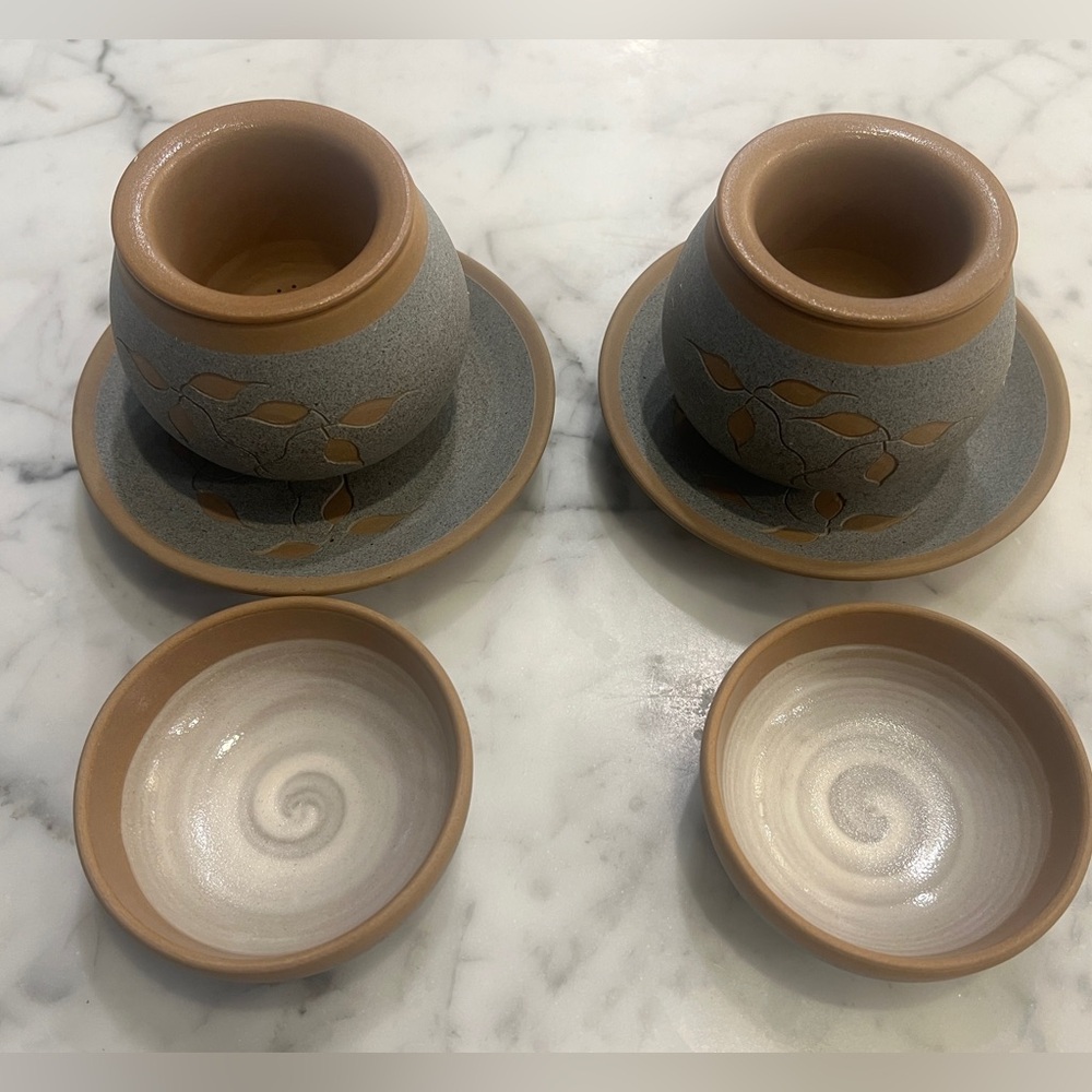 Korean Ceramic Tea Set - Picture 2 of 5